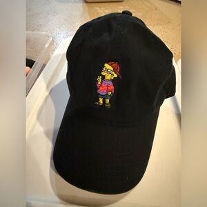 *LIKE NEW* Lisa Simpson Peace Sign Dad Hat